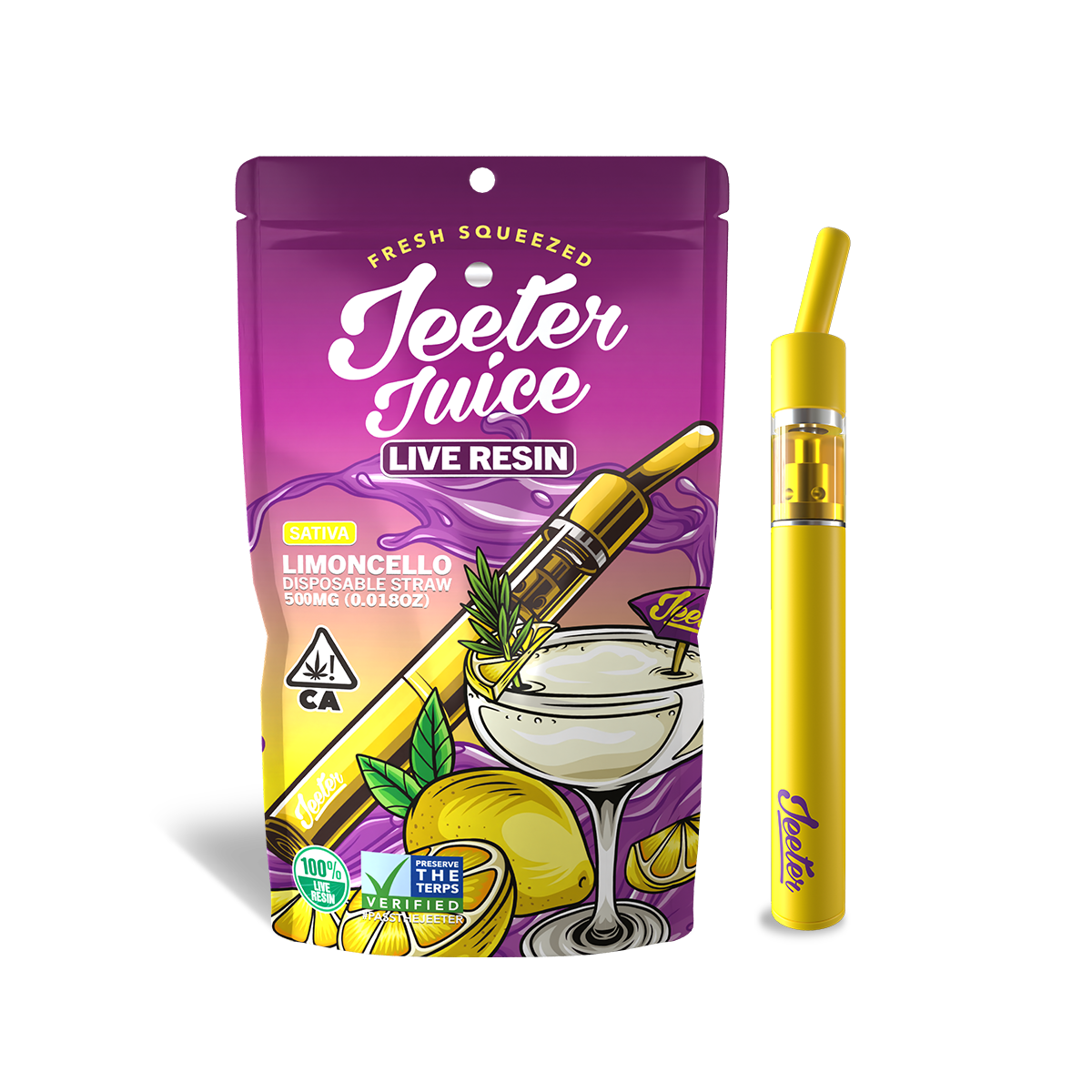 Jeeter Juice Cart disposable straw