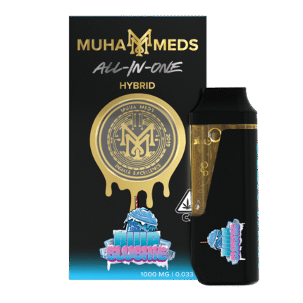 Muha Meds blue slushie