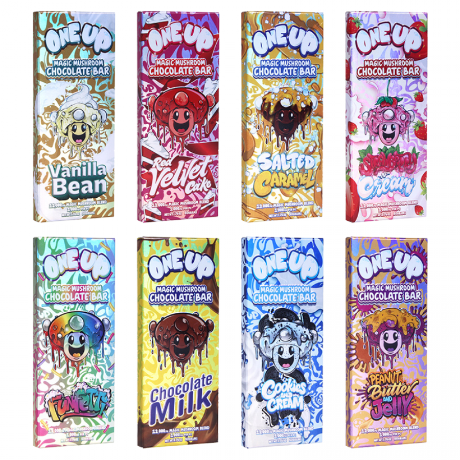 one up mushroom bar flavor sampler