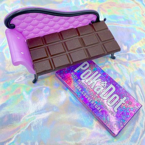 Polkadot mushroom chocolate bars